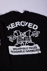 Image 2 of XEROXED Black Logo Tee