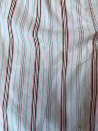 Image 3 of little pants ~ white, green and red stripe