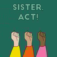Image 1 of Christmas and New Year Card 'Sister, Act!'