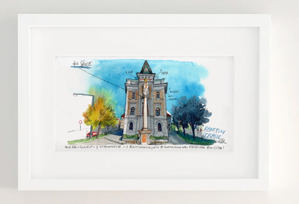 Image of Dreifaltigkeitssäule/Radestskystraße // Wien