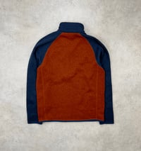 Image 3 of Patagonia Better Sweater Fleece Pullover Rust Navy Medium Mens
