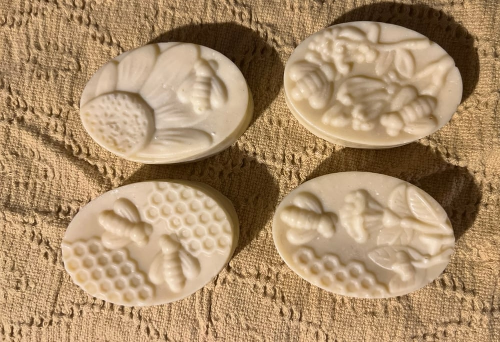 Image of Raw Goat Milk Soap- medium 