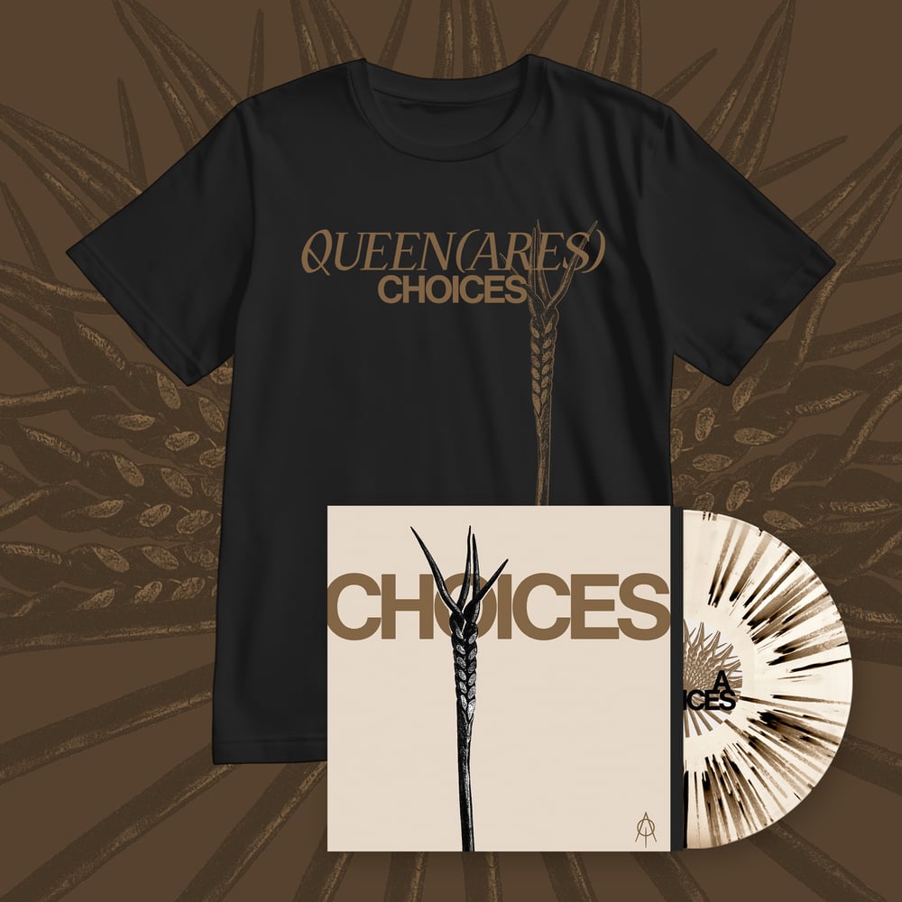 QUEENARES - CHOICES LP Gatefold Splatter + T shirt exclu.