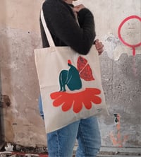 Image 1 of TOTE BAG/ Dame papillon