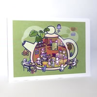 Print « Théière » - Format A4