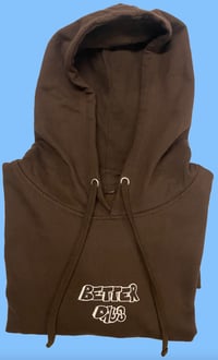 The BDC Hoodie - Chocolate (Choose logo color with size)