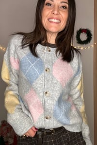 Image 2 of Cardigan rombi 