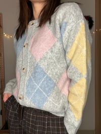 Image 6 of Cardigan rombi 