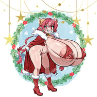 Image 1 of Ilulu Christmas Vixen Vinyl Decal