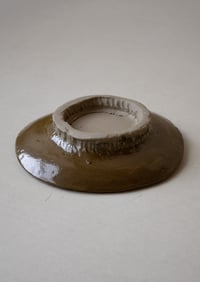 Image 5 of assiette sur pied / rouille 