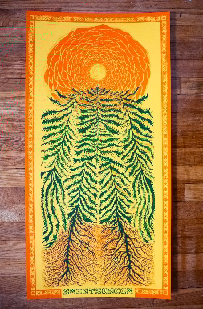 Image of Marigold Man Screen-Printed Poster
