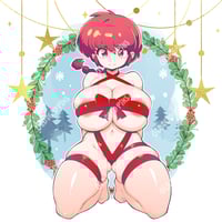 Image 1 of Christmas Gift Ranma Vinyl Decal Pre-Order