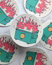 Image 2 of Dumpster Fire sticker