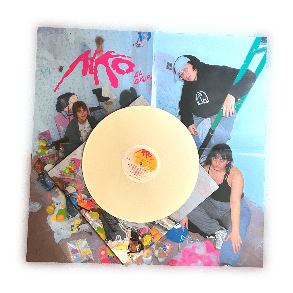 Image of "Me están apuntando con un arma" x Aiko el grupo | Vinilo hueso + poster 