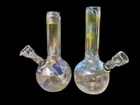 7” Color-Changing Water Pipe  – Handcrafted