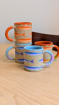 Image 2 of Swimming Sardine Morning Mug
