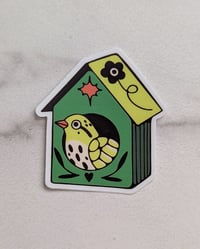 Birdhouse sticker