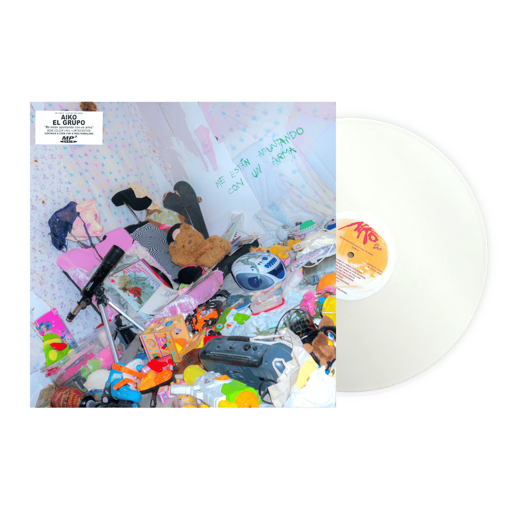Image of "Me están apuntando con un arma" x Aiko el grupo | Vinilo hueso + poster 