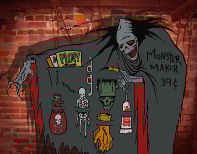 Image of MONSTER MAKER - signed print 