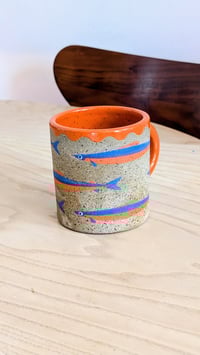 Image 2 of SECOND- Swimming Sardine Mug
