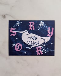 Image 3 of Sorry postcard