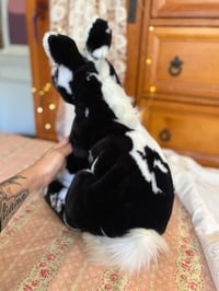 Image 4 of Slip-Slop the Cow Print Horse Plushie