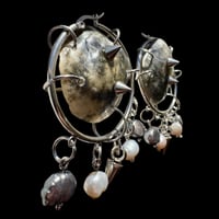 Image 4 of Shell Hoop Earrings 