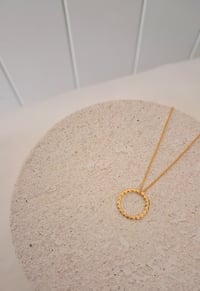 Image 1 of Minimal textured pendent 