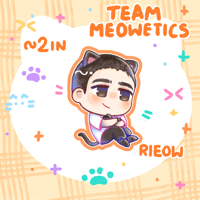 Image 5 of (PRE-ORDER) TEAM MEOWETICS KEYCHAINS