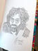 Image of Jerry Garcia Biography Book with Original Pencil Drawing by GIGART