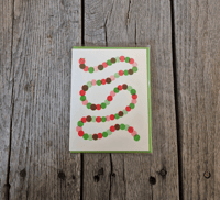 Image 1 of Winding Worm Risograph Greeting Card