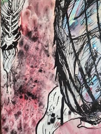 Image 3 of "Ghosts you leave behind are the hardest to say goodbye" painting