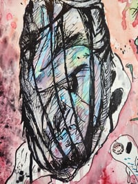 Image 5 of "Ghosts you leave behind are the hardest to say goodbye" painting