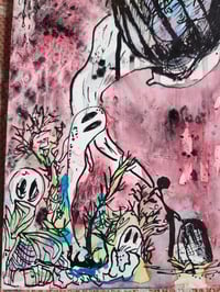 Image 6 of "Ghosts you leave behind are the hardest to say goodbye" painting