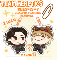 (PRE-ORDER) TEAM HERETICS ENESFISHY MAGNETIC KEYCHAINS