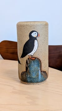 Image 3 of Puffin Vase A