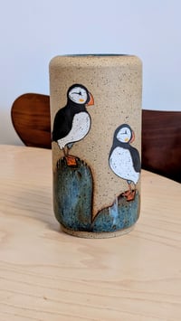 Image 1 of Puffin Vase A