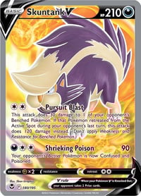 Skuntank V (Full Art) - SWSH12: Silver Tempest - Near Mint