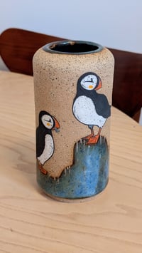 Image 1 of Puffin Vase B