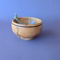 Image 3 of Offering Vessel for a Forgotten Spirit - Bowl - Big Leaf Maple w/ Burl II