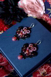 Image 5 of Black & berries - Fermoirs dormeuses Argent 925