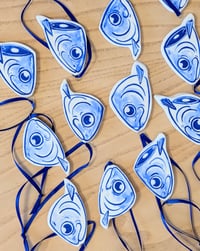Image 1 of Fish head Porcelain Ornaments