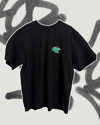 T Shirt brodé oversize - noir