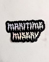 Maritime Misery holographic sticker