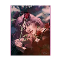 Image 1 of Luka Rose Matte Vertical Poster — Hi-Voltage Art Print