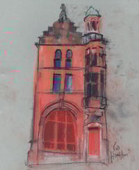 Image 2 of Linen Bank Building, High Street - Soft Pastels and Charcoal on Paper