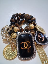 Image 2 of Gold and brown cc with bow