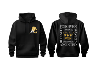 Concrete Rose Black Hoodie