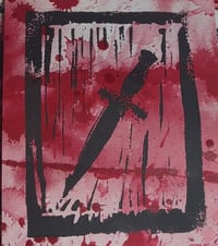 Image 1 of Dagger block print