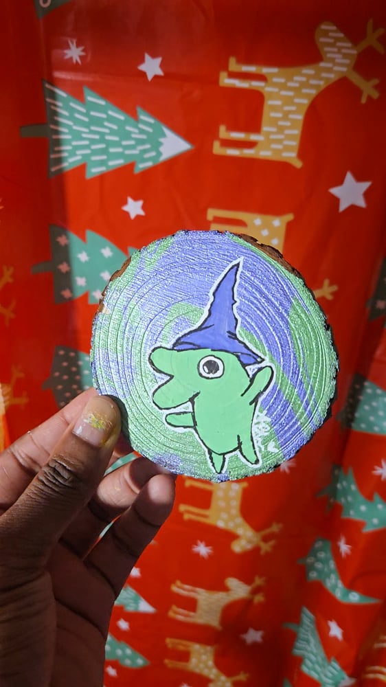 Image of Gleb on Wooden Slice 